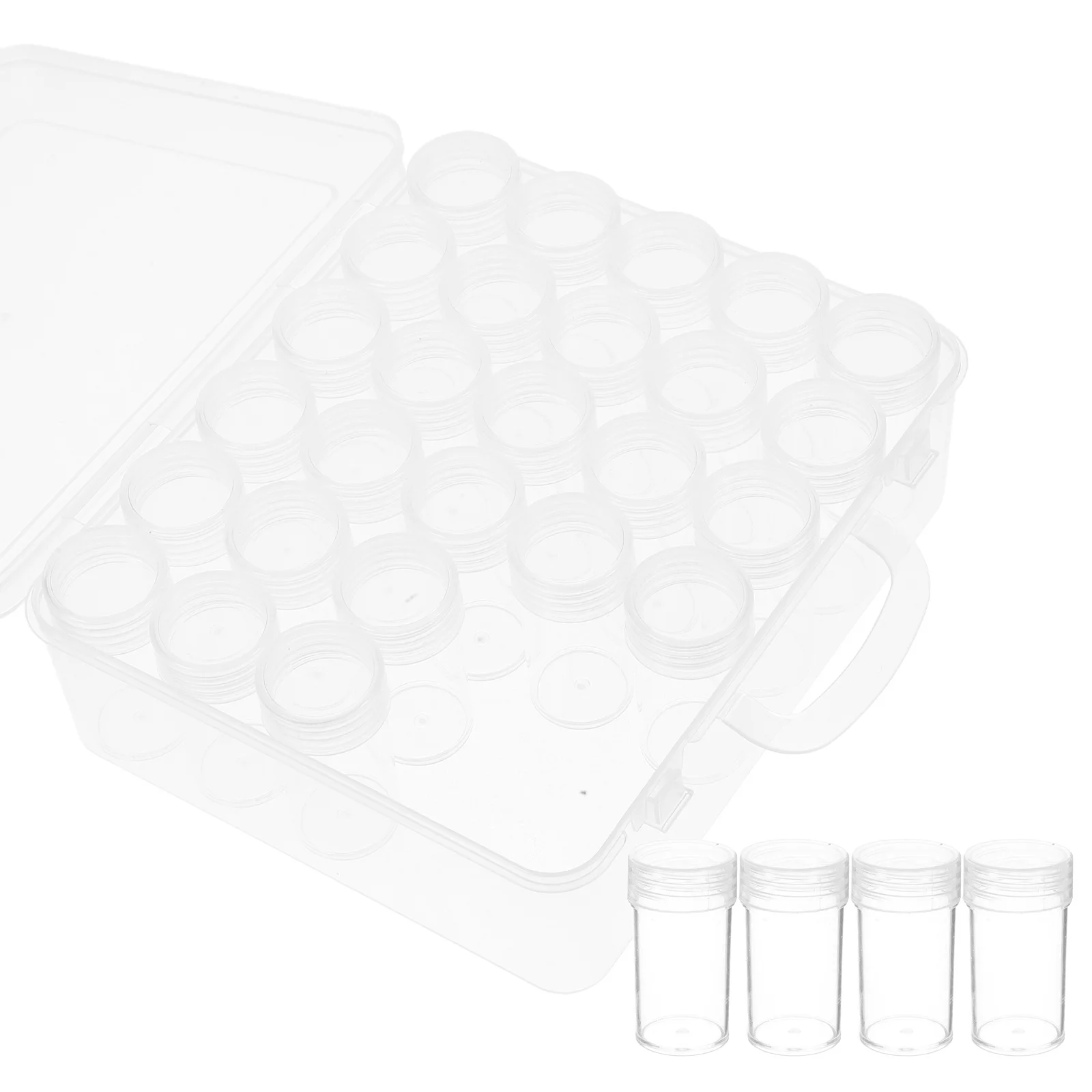 

1pc Seed Storage Box Plastic Organizer For Garden Flower Seeds Clear Pp Ps Container Portable Small Storage Case Travel