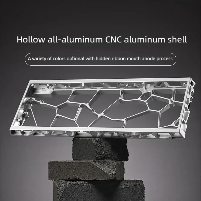 H60 Hollow Mechanical Keyboard Case For Hollow Tray Aluminum 60% Keyboard Box Kit for MAD60/WIN60 Wooting60 He Gaming Accessory