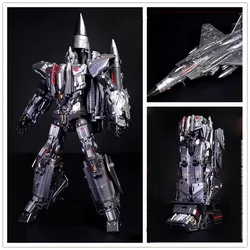 Dream Star Toys Transformation DST01-004 Black Raider F15 Superion Plane Alloy Action Figure Robot Collection Deformed Gifts