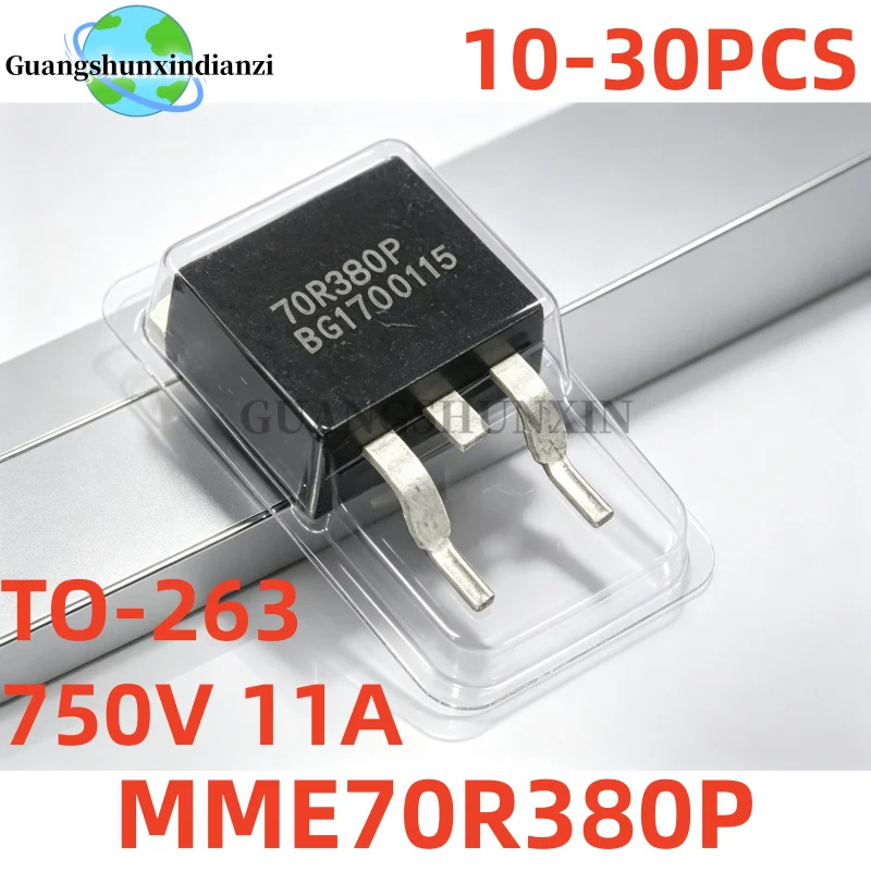 10-30Pcs/ Brand New Original 70R380P MME70R380P TO-263 750V /11A MOS Best Quality In Stock