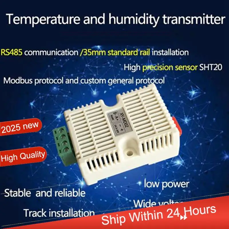 ~【A48T HOT】XY-MD02 Modbus RS485 Temperature Humidity Transmitter Sensor Module Analog Signal SHT40 Detection