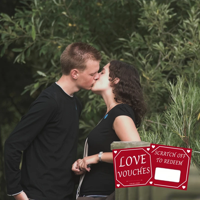 بطاقات خدش للأزواج ، قسيمة حب ، أزواج رومانسية ، مثالية لذكرى الزفاف وعيد الميلاد ، 20 عبوة