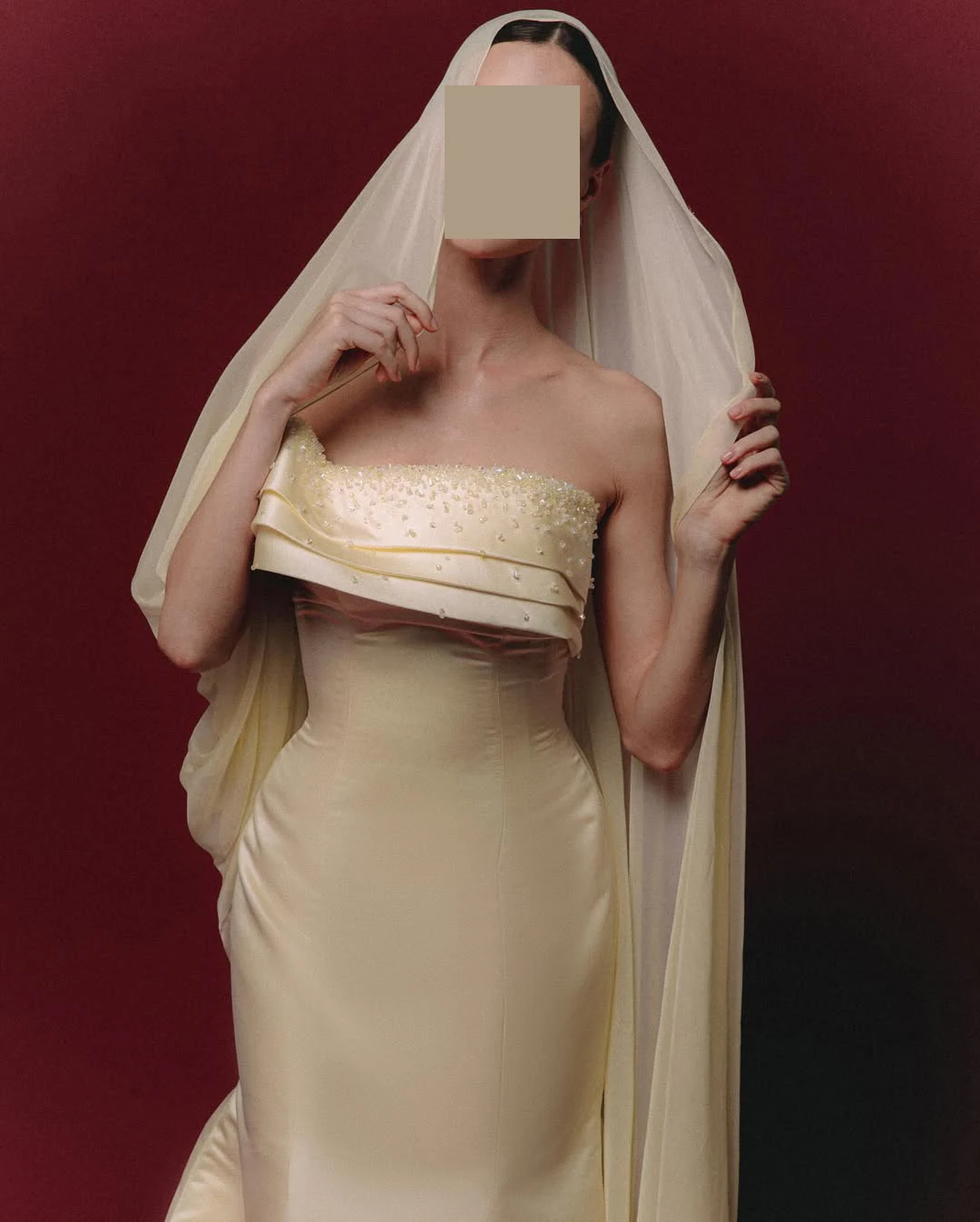 Op maat gemaakte elegante luxe avondjurken Kralen Satijn Trompet Gala Strapless Vloerlengte Jurken voor speciale gelegenheden