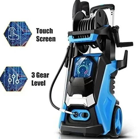 High pressure washer, household, car washer, digital display washer, pump high pressure gun