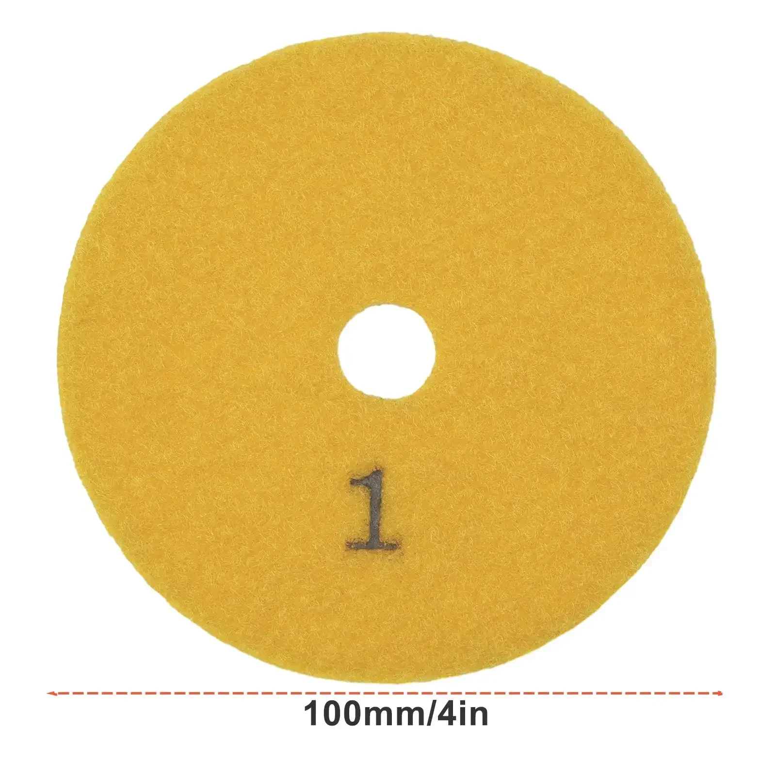 1Pcs Polishing Pads 4inch 1# 2# 3# Granite Polishing Use Wet Or Dry Flexible Abrasive Wheels Grinding Wheels Parts