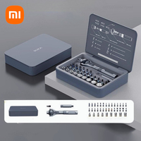Xiaomi RS2 Ratchet Screwdriver Set Magnetic Wrench Semi-automatic Storage 40in 1 Multi-purpose Sleeve Toolbox for Mobile Phone