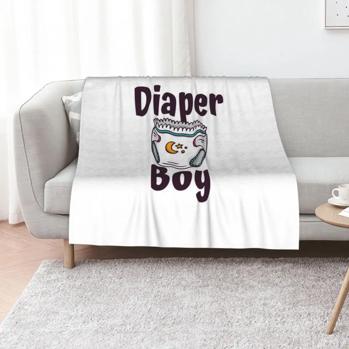 

ABDL Diaper Boy DDLG adult baby diaper Throw Blanket Furrys heavy to sleep Tourist Plush Blankets