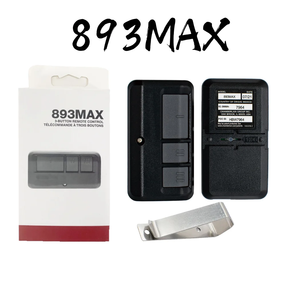 

LIFTMASTER 893MAX 895MAX 890MAX Electric Gate Remote Control891LM 893LM 371LM 373LM 971LM 972LM 973LM 81LM Garage Door Openers