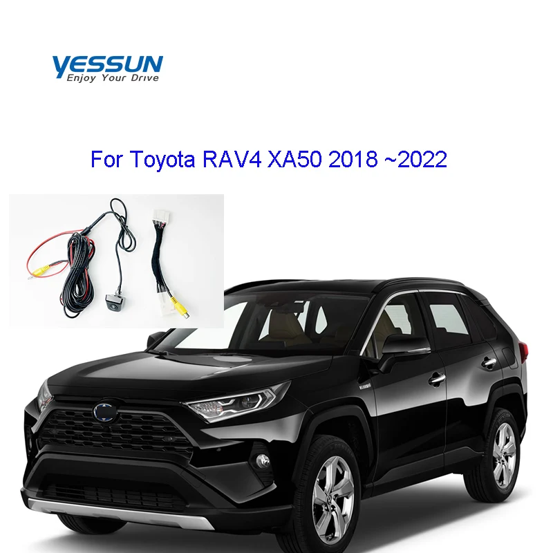 Reverse Camera For Toyota RAV4 XA50 2018~2022 plug&play original Car Navi screen vehical backup camera with harness