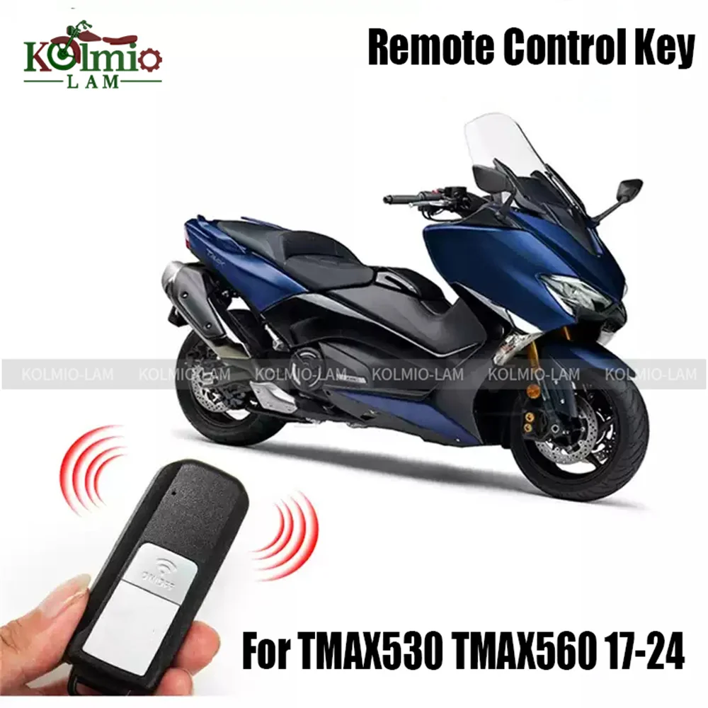 

Fit For 2017 - 2024 TMAX560 TMAX530 T-MAX530 Accessories Remote Control Smart Key Uncut keyless Entry Shell Case TMAX 560 530 DX