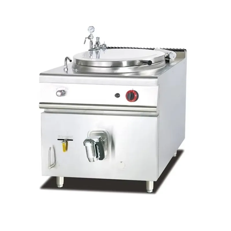 

Индивидуальный коммерческий суповой котел на 200 л с мешалкой и рубашкой для газовых, электрических, паровых и индукционных котлов для кухни, по низкой цене