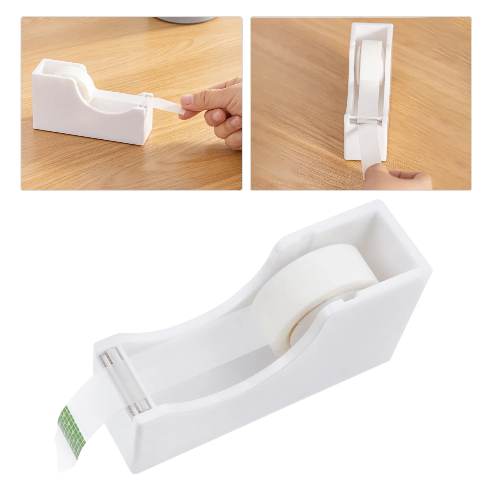 Tape Cutter Portable Dispenser Mini Small Pocket Holder Tool Plastic Convenient