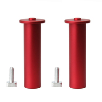 1/2pcs 20mm Dog Hole Woodworking Table Limit Blocks Aluminum Alloy Guide Rail Track Workbench Peg Brake Bench Clamp