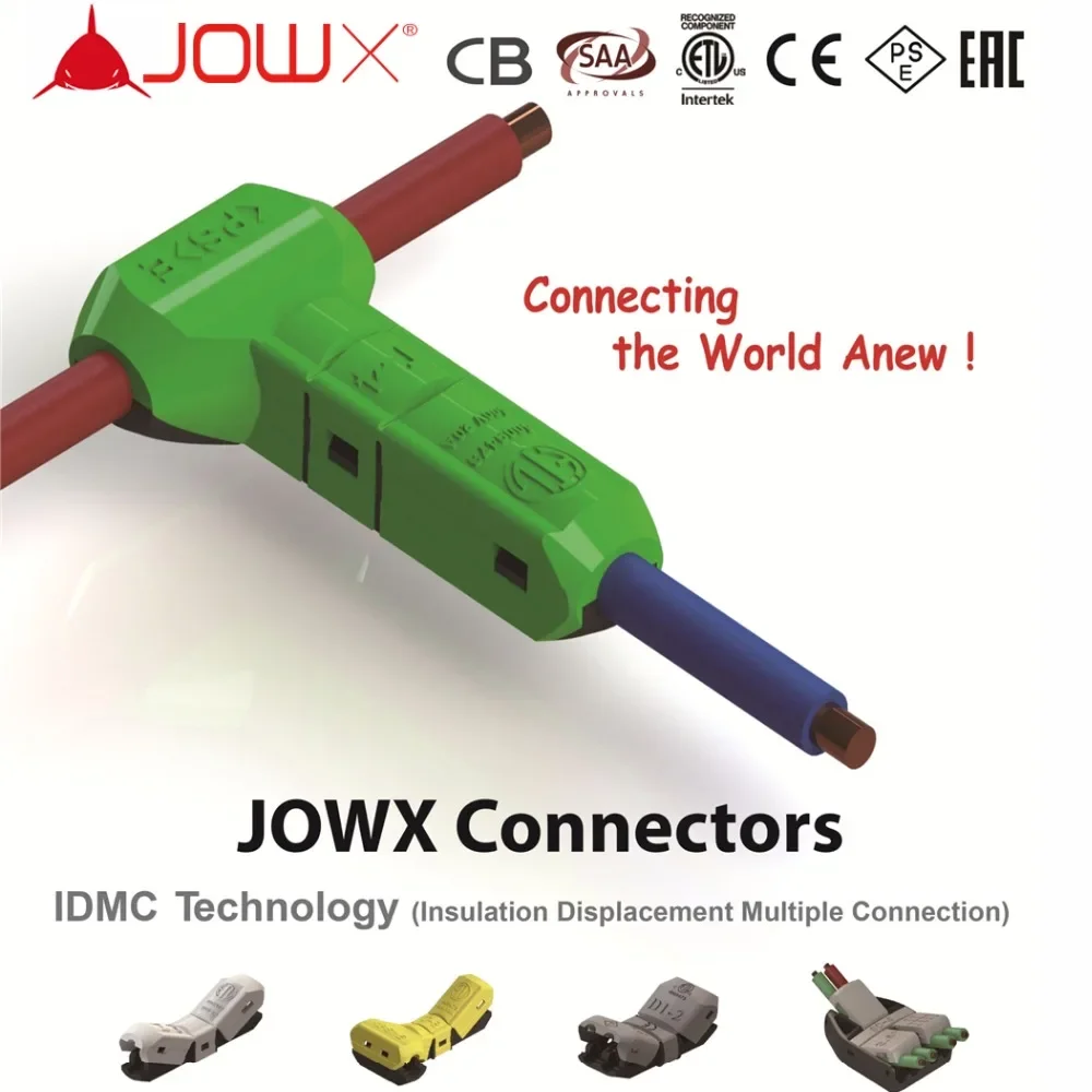 JOWX T-1 10PCS 23-20AWG 0.3-0.5sqmm Automotive Car Connectors Terminals Electrical Wire Wiring Cable Quick T Connector Joint