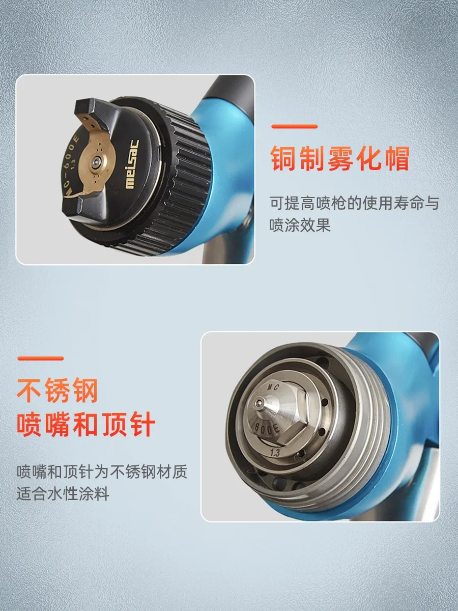 Automobile sheet metal topcoat Furniture pot spray gun High atomization Original manual paint gun