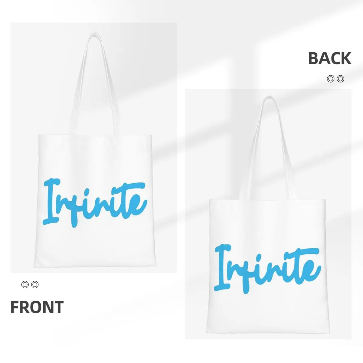 Caylus Merch Infinite Shopping Bags Canvas The Tote Bag Folding for Ladies Shoulder Tote Travel Handbag