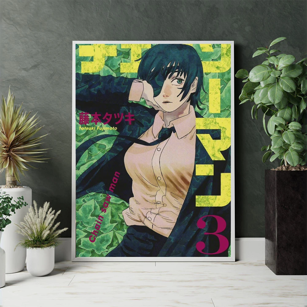 Animated Movie Chainsaw Man Reze Arc Poster Japanese Anime Prints Canvas Painting Wall Art Pictures Home Living Room Decoration