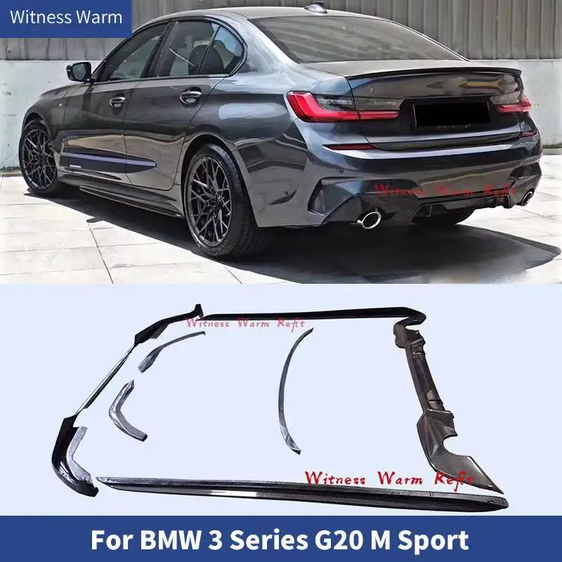 Jupes latérales de pare-chocs avant et arrière pour BMW Série 3, Analyste de carrosserie, Diffuseur arrière, Spomicrophone, Jules, G20, G21, M dehors, 320d, 330i, 340i, 2019 +