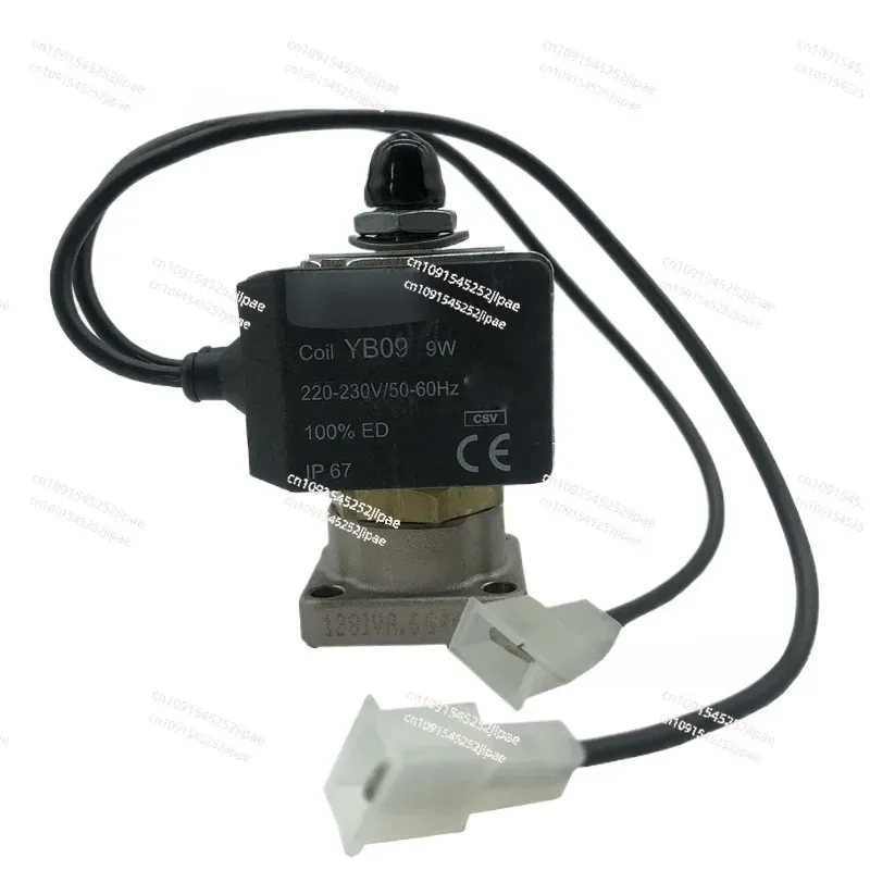 Accesorios para cafetera semiautomática, válvula solenoide de 3 vías, AC230V, YB09, 9W, con cable para EXPOBAR, reemplazo de