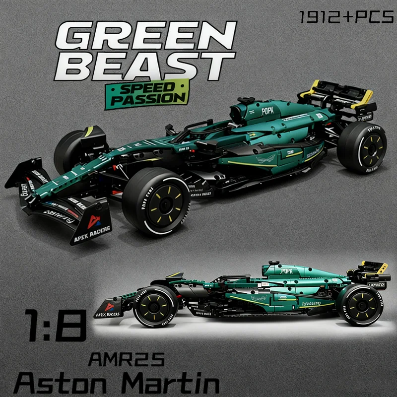 

Technical Classic Performance 1912Pcs Aston Martin Sports Car Building Blocks MOC DIY Assembly Model Set Kids Boy Toy Decor Gift
