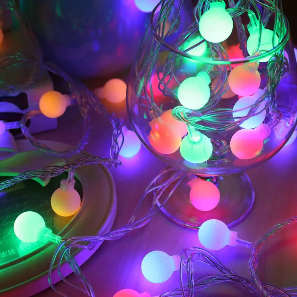 

80 LED 10M Globe String Lights Powered Fairy Lights for Home Garden Patio Decor Multicolor Charm Warm Ambience