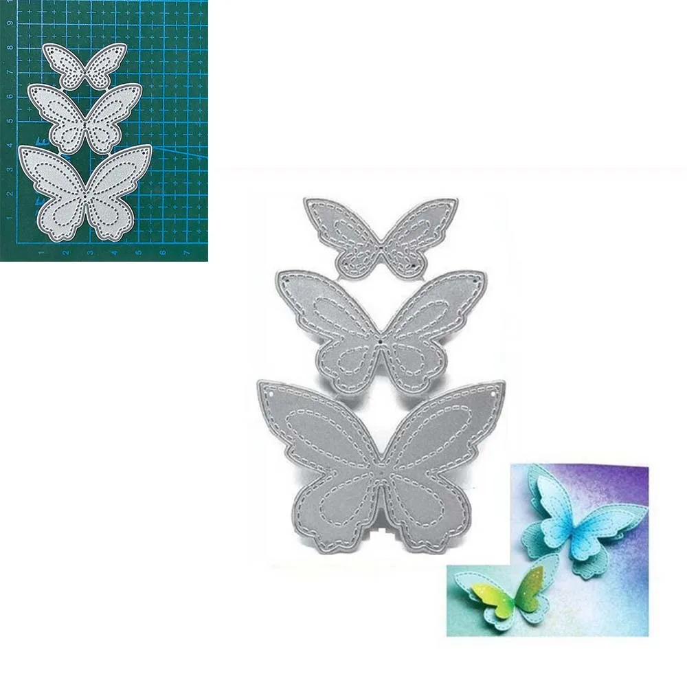 Vlinder Libel Metal Cutting Dies Scrapbooking Decoratie Papier Ambachtelijke Mes Mal Punch Sjabloon Embossing Stencils