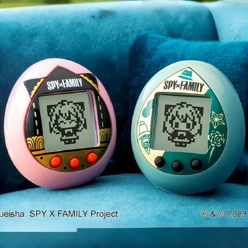 

Bandai Spy X Family Virtual Electronic Pet Egg Monochrome Screen Portable Retro Handheld Game For Anime Collectors Birthday Gift