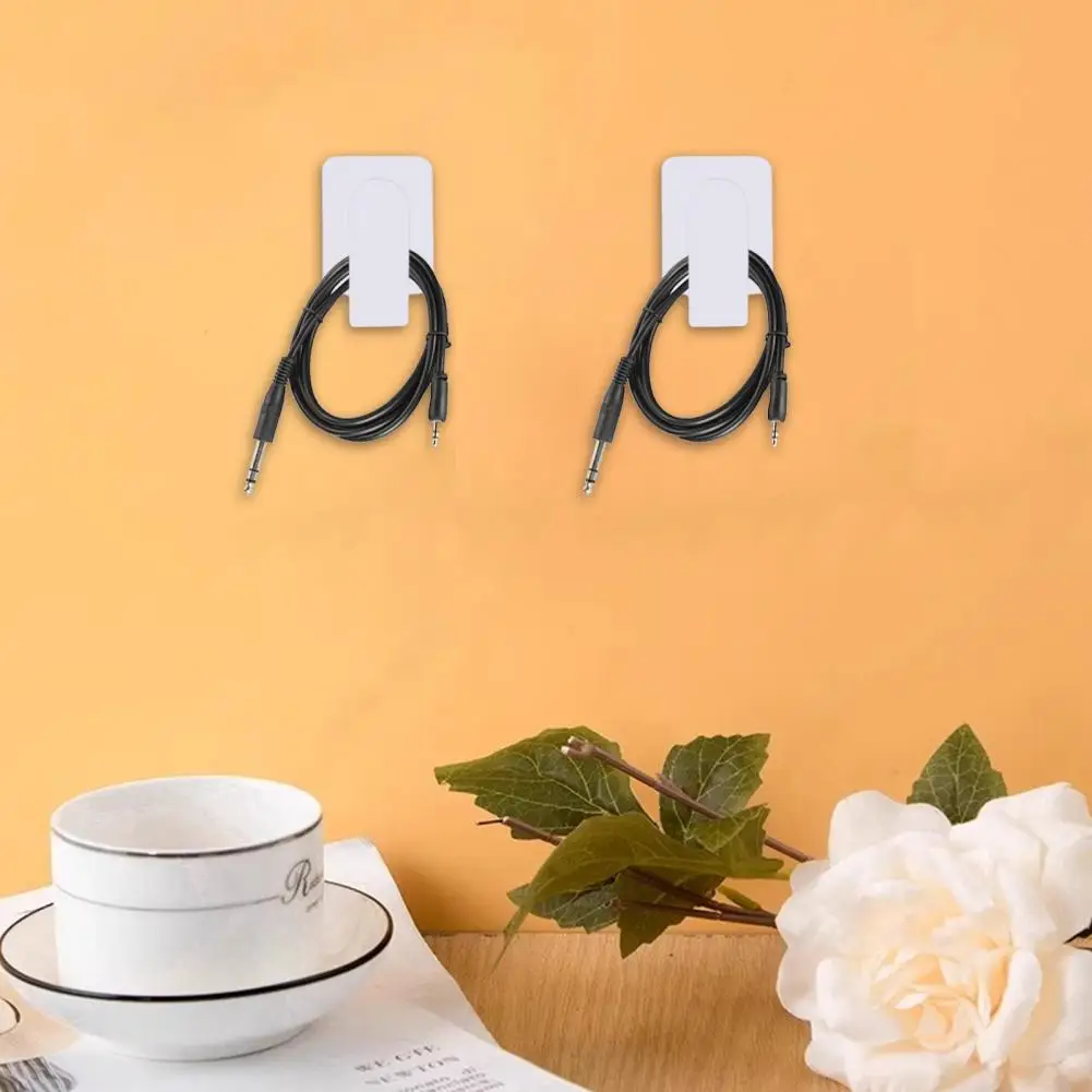 

Adhesive Cable Holder Reusable Cable Organizer Ties for Office Desk Power Wire Management Adjustable Fastener Tape for Adhesive