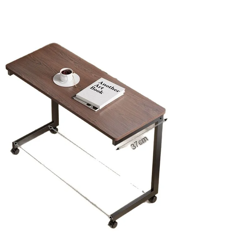 Mobile side household low table, bedroom, living room C-shaped side table