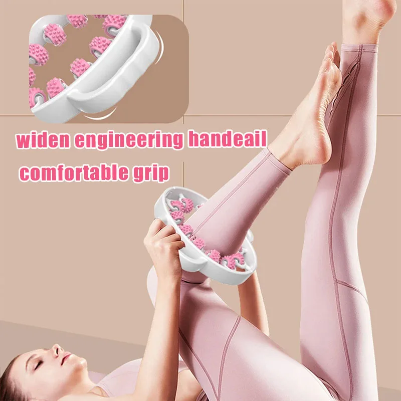 

12-луночный круглый массажер для ног-слабляющий и релаксация мышц с разминающим массажным воротником упражнения для коррекции фигуры ног оптом