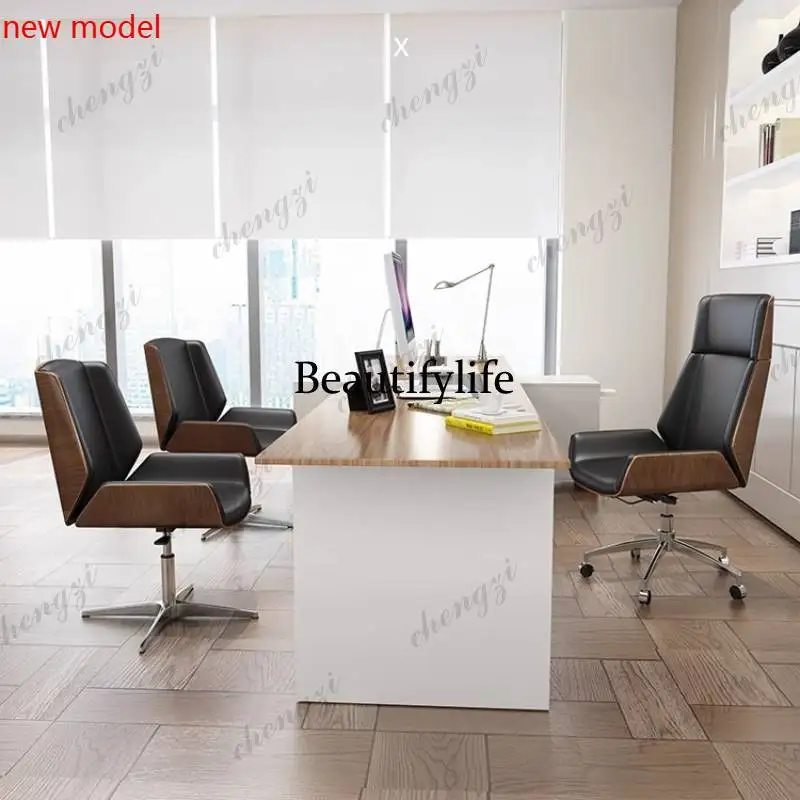 Soft Modern Comfortable Office Chair Wheels Nordic Study Computer Office Chair Ergonomic Swivel Silla De Escritorio FurnitureA17