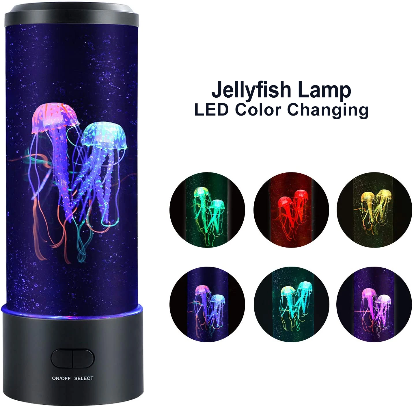 

Led Kwallen Lava Lamp Nachtlampje Slaapkamer Decoratie Kleur Veranderende Voor Home Office Gaming Room Desk Gift