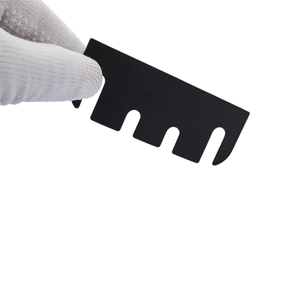10 Pack Door Hinge Shims, 4 Inch PVC Spacers For Filling Door Gaps,5/8 Inch Radius Corners,Easy Alignment Repair Kit Garden Tool