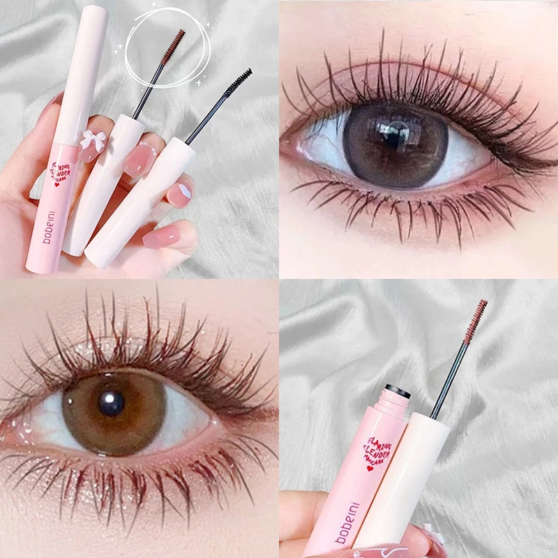 Máscara de pestañas negra y marrón 3D alarga las pestañas volumen Extra pestañas naturales impermeables maquillaje femenino cosméticos Coreanos