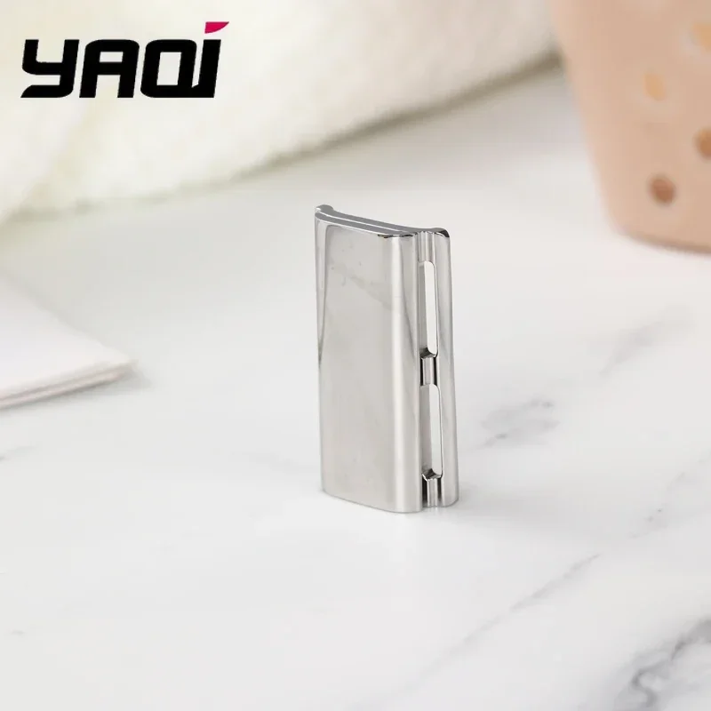 YAQI Ghost 90SB 316 رأس ماكينة حلاقة آمنة مصقولة من الفولاذ المقاوم للصدأ مع فجوة شفرة 0.90 مللي متر جودة عالية للحلاقة الدقيقة للرجال #2