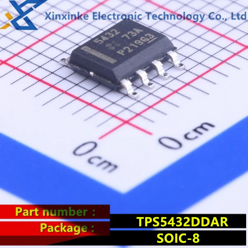 

TPS5432DDAR SOIC-8 Mark: 5432 Switching Voltage Regulators 2.95-6Vin, 3A Sync Step-Down Converter Power Management ICs