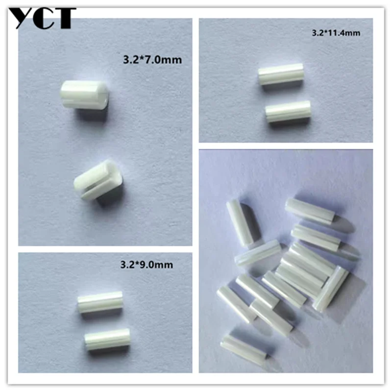 100pcs Optical fiber ceramic sleeve 3.2x11.4 3.2x7.0 3.2x5.4 3.2x 9.0mm for SC FC optical fiber adapter flange VFL accessories