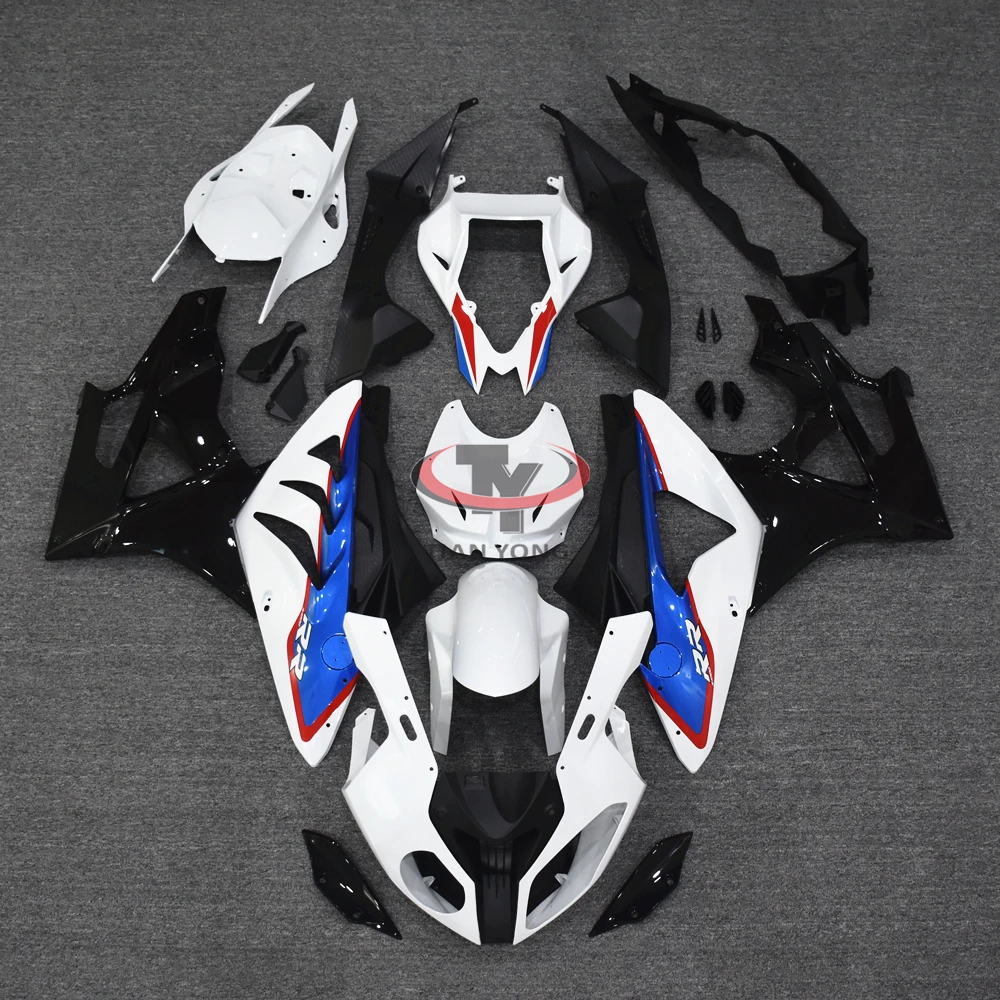 For S1000RR 2009 Motorcycle Full Fairing 2010 2011 Blue Red White Prints Bodywork Cowling 2012 2013 2014 Fit S1000 RR 09