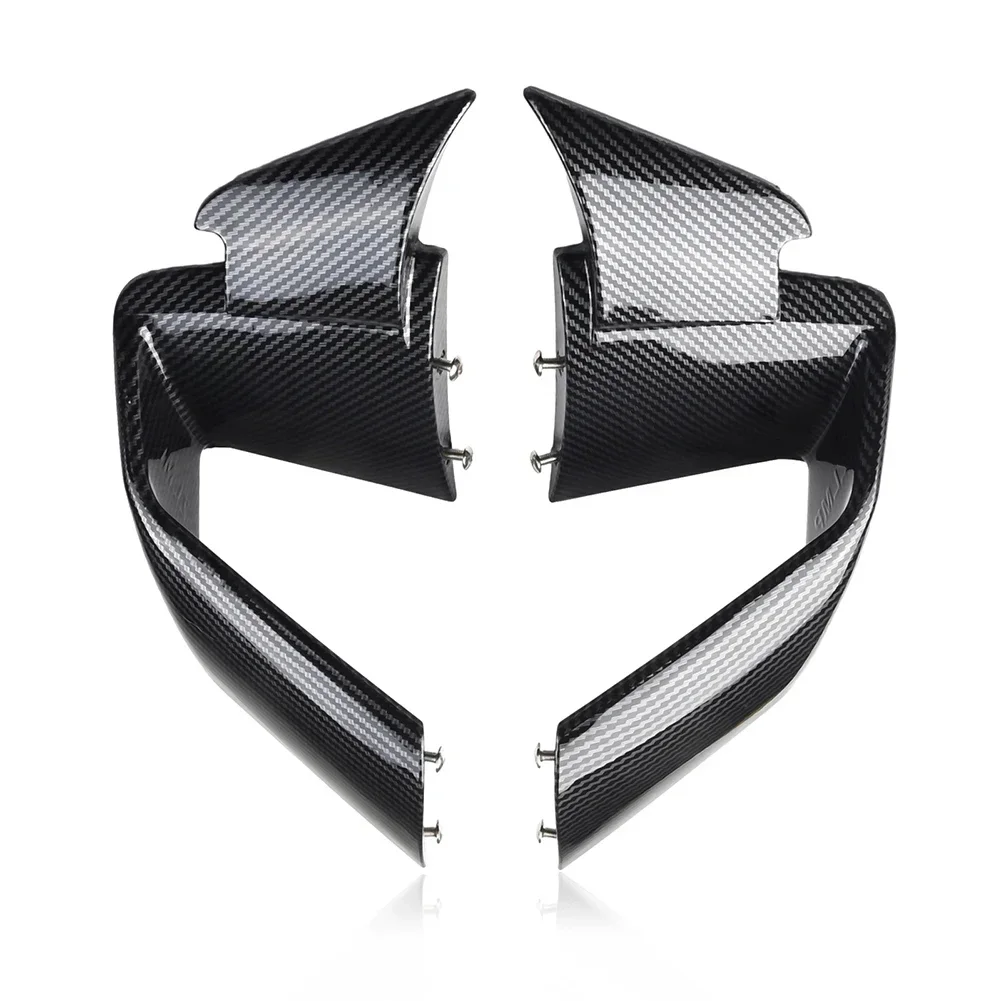 

Front Spoiler Fixed Wind Winglets For BMW S1000RR M1000RR 2019-2022 Carbon Fiber Black Easy Installation Direct Replacement