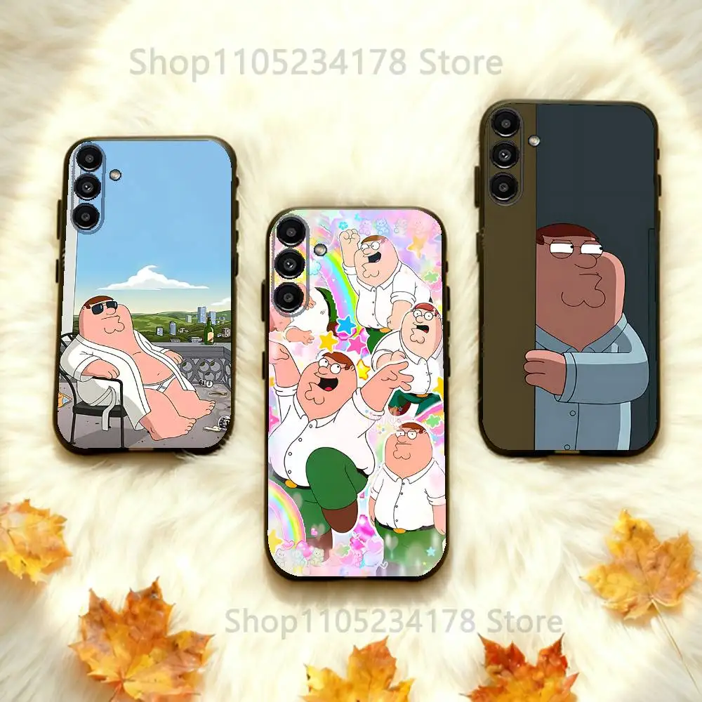 

F-Family G-GuyS Funny For Samsung Galaxy A73,31,32,72,41,53,52,71,22,5G,Note,J7,8,9 Soft Black Phone Case