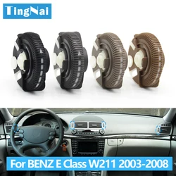 2/4PCS Set Car Front Rear Air Conditioning Control Roller AC Vent Rolling Wheel For Mercedes Benz E Class W211 E200 E300