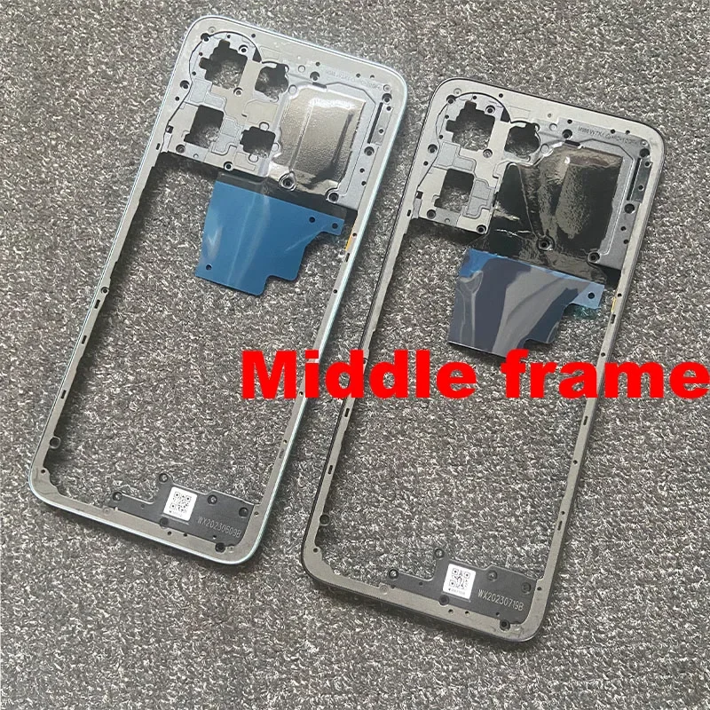 For Huawei Honor X6A Middle Frame Front LCD Frame Bezel Plate Housing Replacement WDY-LX1 WDY-LX2