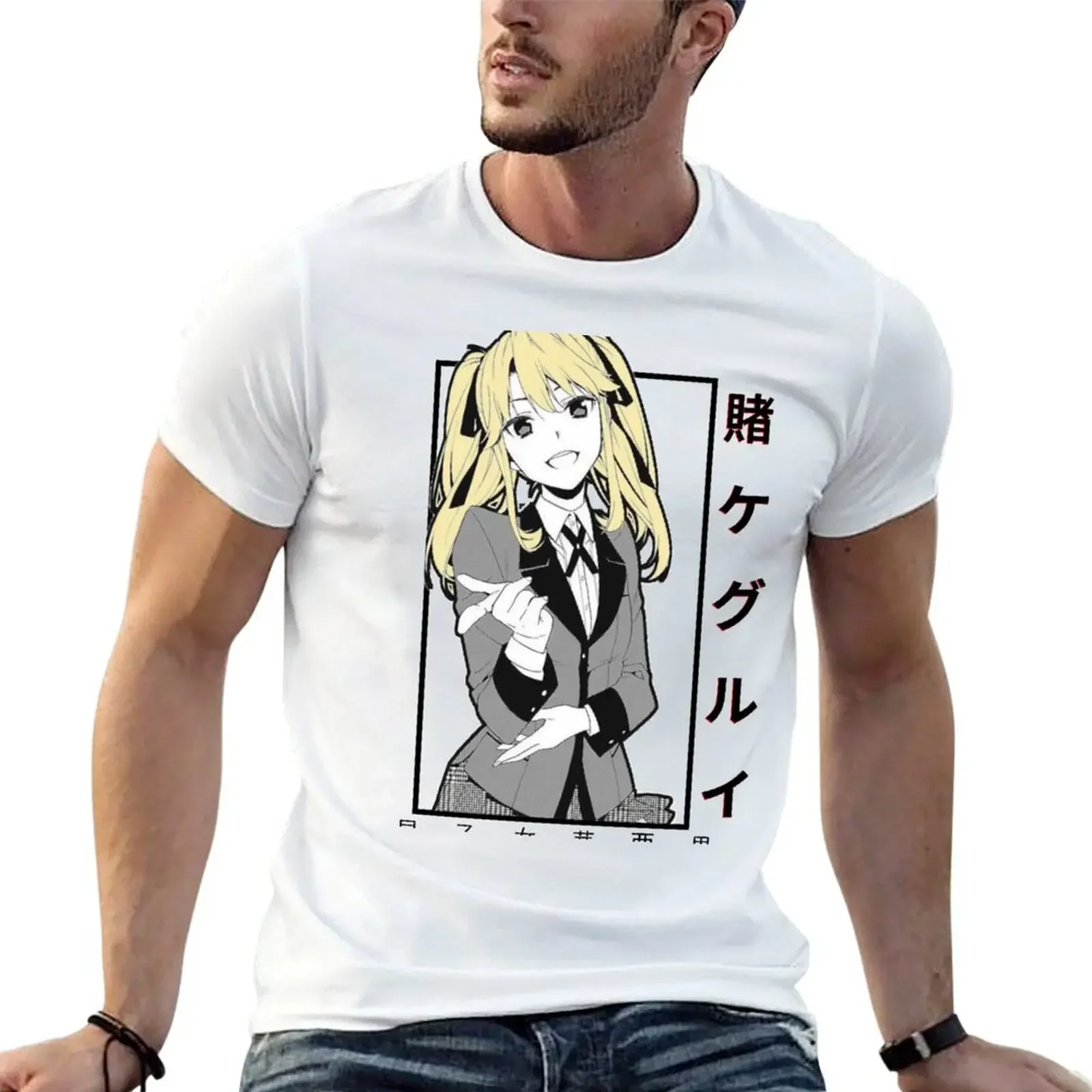 kakegurui- Mary saotome T-Shirt quick-drying plus size tops tee shirts for men