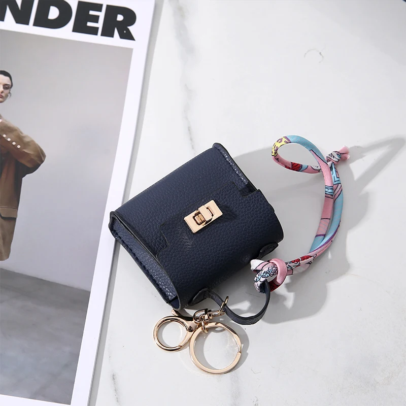 Light Luxury High-end Coin Purses Fashionable Exquisite Bag Accessories New Silk Scarf Bracelet Portable Mini Keychain Pendants