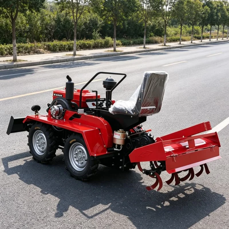 

Customized Upgraded Tractor Rotary Tiller, High-efficiency Wheeled Ploughing Machine, 2026 Newly Upgraded Rotary Tiller