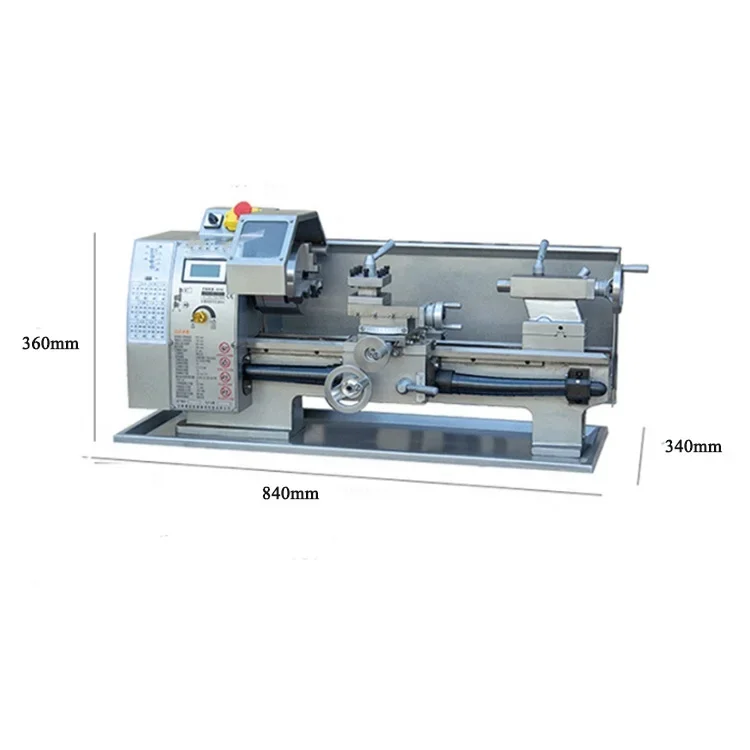 Multi-function Stepless Variable Speed High Precision Bench Mini Metal Manual Lathe