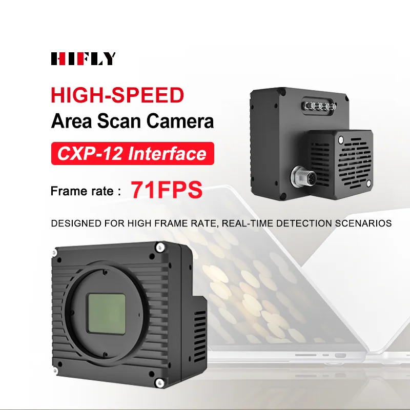 CoaXPress Large Sensor 29.9x22.4mm 71FPS Machine Vision LCD Screen Detection 65MP Global Shutter Industrial Camera