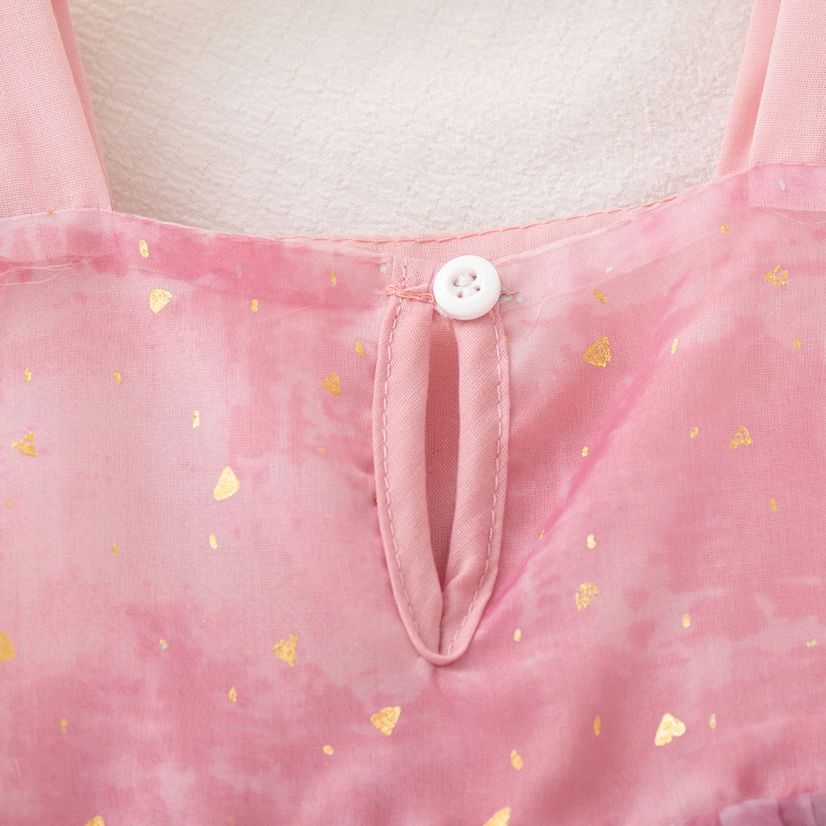 فستان الأميرة الصيفي للفتيات الصغيرات بفيونكة وردية وحمالات من الشاش فستان أنيق لحفلات الزفاف للفتيات