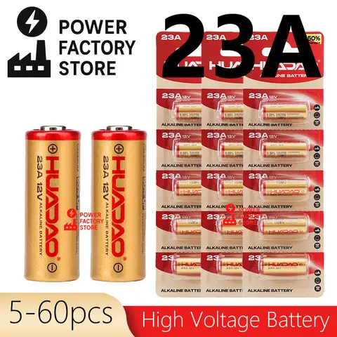 Bateria alkaliczna 23A 12V o długiej żywotności - kompatybilna z A23, E23A, GP23A, L1028 - do dzwonków, pilotów, zabawek, otwieraczy do garażu