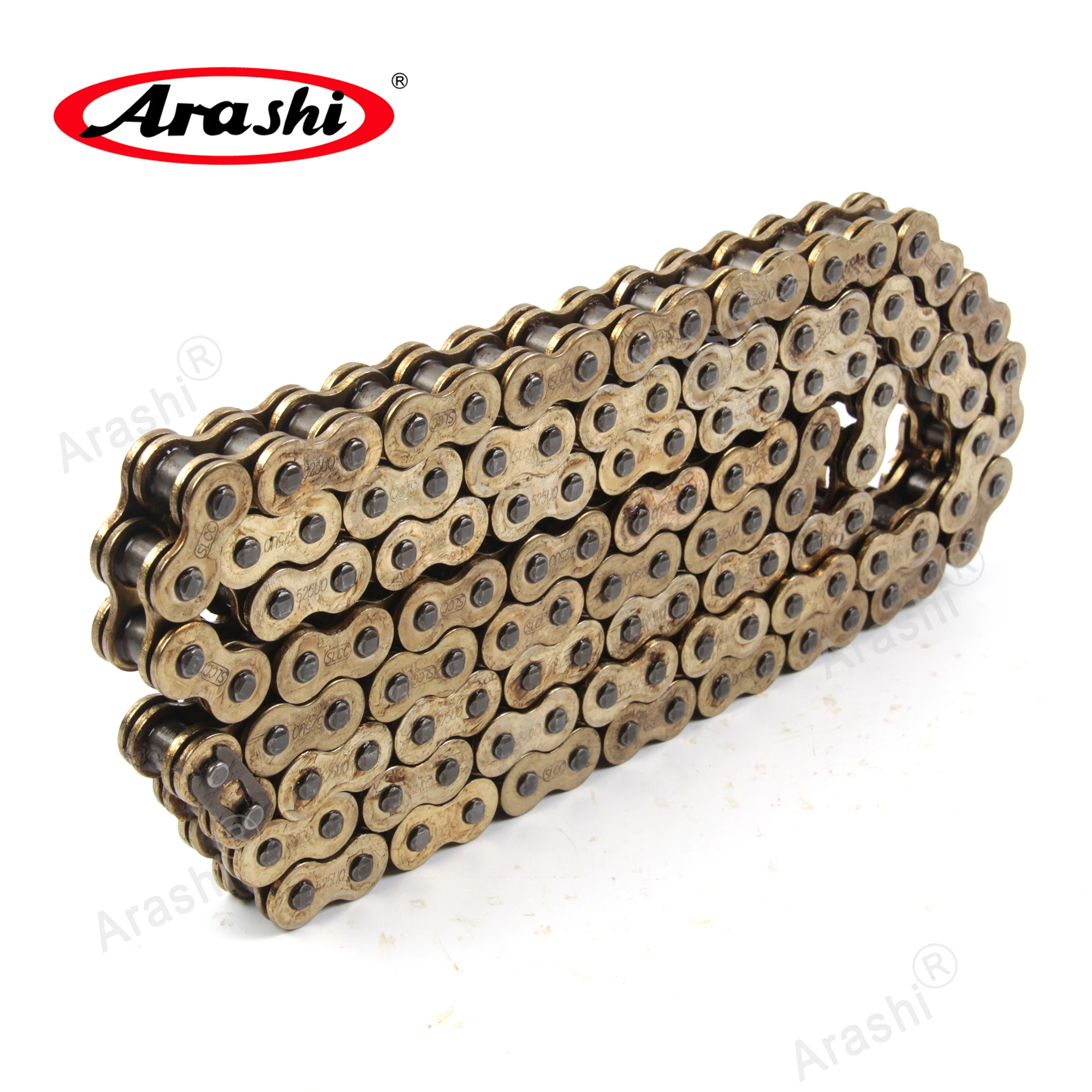 Arashi 525 / 530 O-Ring Chain Drive Sprocket Heavy-Duty Connecting Link Chain For HONDA SUZUKI YAMAHA KAWASAKI ATV